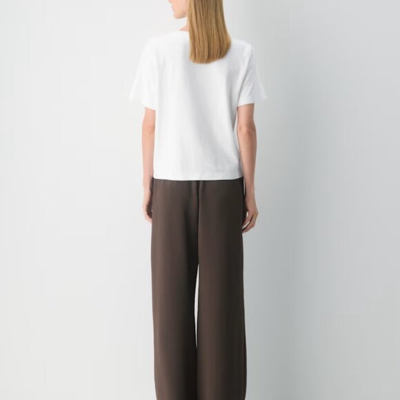 NWT Aritzia WILFRED The Lodge Pant - Crepette Rich Mocha Brown XL - Picture 6 of 8